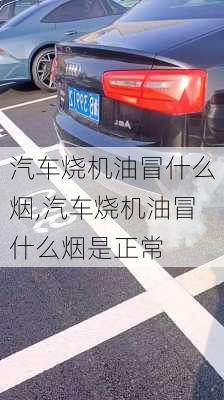 汽車(chē)燒機(jī)油冒什么煙,汽車(chē)燒機(jī)油冒什么煙是正常