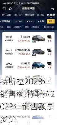 特斯拉2023年銷(xiāo)售額,特斯拉2023年銷(xiāo)售額是多少