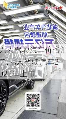 無人駕駛汽車價格匯總,無人駕駛汽車2022年上市