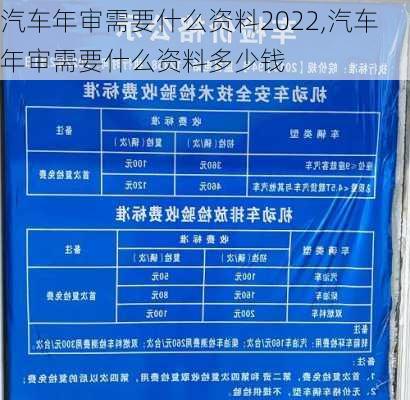 汽車年審需要什么資料2022,汽車年審需要什么資料多少錢