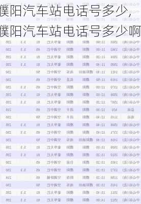 濮陽汽車站電話號多少,濮陽汽車站電話號多少啊
