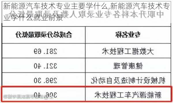 新能源汽車技術(shù)專業(yè)主要學(xué)什么,新能源汽車技術(shù)專業(yè)學(xué)什么就業(yè)前景