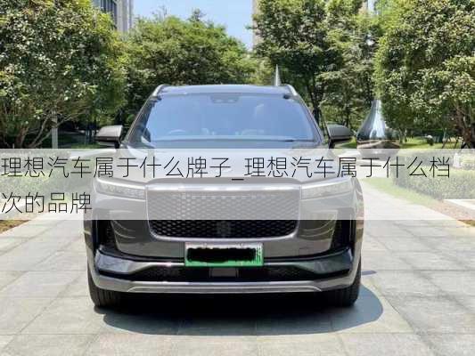 理想汽車屬于什么牌子_理想汽車屬于什么檔次的品牌