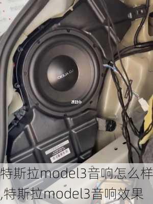 特斯拉model3音響怎么樣,特斯拉model3音響效果