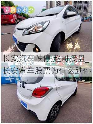 長安汽車跌停,趙哥接盤_長安汽車股票為什么跌停