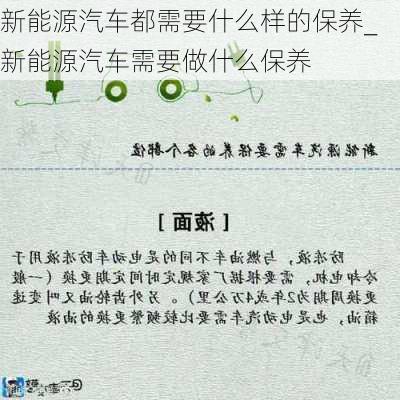 新能源汽車都需要什么樣的保養(yǎng)_新能源汽車需要做什么保養(yǎng)