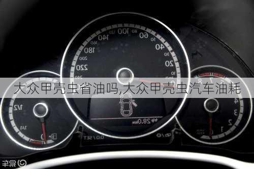 大眾甲殼蟲省油嗎,大眾甲殼蟲汽車油耗