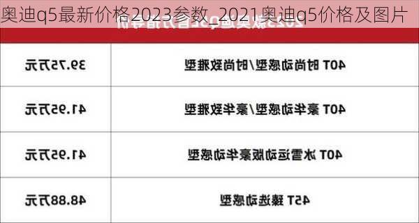 奧迪q5最新價(jià)格2023參數(shù)_2021奧迪q5價(jià)格及圖片