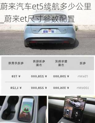 蔚來汽車et5續(xù)航多少公里_蔚來et尺寸參數(shù)配置