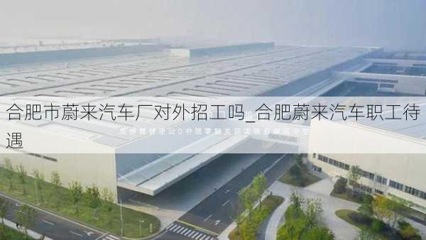 合肥市蔚來汽車廠對外招工嗎_合肥蔚來汽車職工待遇