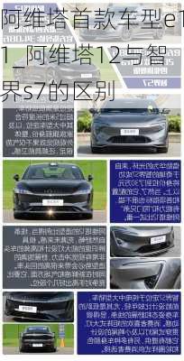 阿維塔首款車型e11_阿維塔12與智界s7的區(qū)別