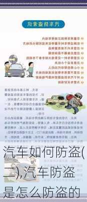 汽車如何防盜(二),汽車防盜是怎么防盜的