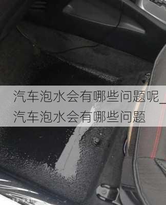 汽車泡水會(huì)有哪些問題呢_汽車泡水會(huì)有哪些問題