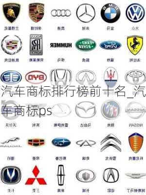 汽車商標(biāo)排行榜前十名_汽車商標(biāo)ps