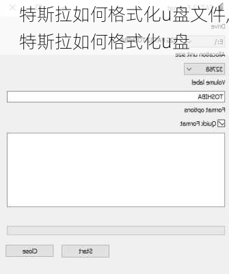 特斯拉如何格式化u盤文件,特斯拉如何格式化u盤