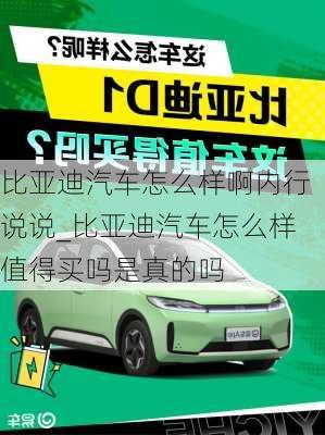 比亞迪汽車怎么樣啊內行說說_比亞迪汽車怎么樣值得買嗎是真的嗎