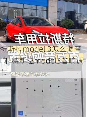 特斯拉model 3怎么調音響_特斯拉model3音響調節(jié)