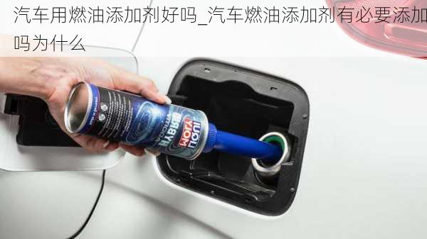 汽車用燃油添加劑好嗎_汽車燃油添加劑有必要添加嗎為什么