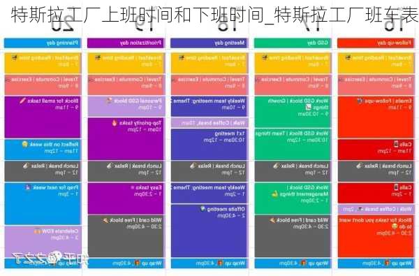 特斯拉工廠上班時間和下班時間_特斯拉工廠班車表