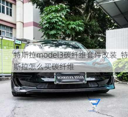 特斯拉model3碳纖維套件改裝_特斯拉怎么買(mǎi)碳纖維