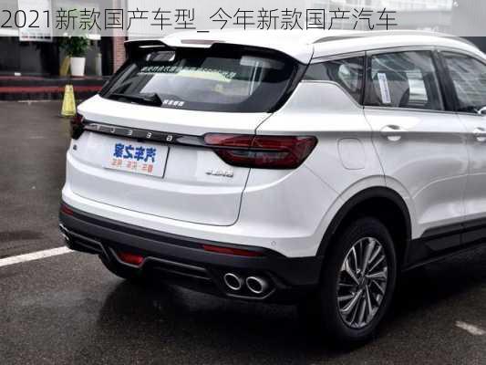 2021新款國產(chǎn)車型_今年新款國產(chǎn)汽車