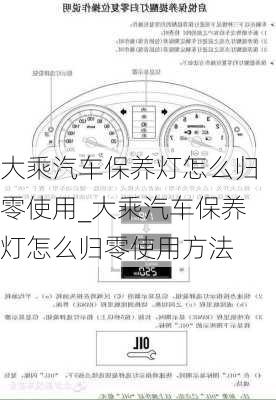 大乘汽車保養(yǎng)燈怎么歸零使用_大乘汽車保養(yǎng)燈怎么歸零使用方法