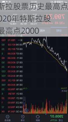 特斯拉股票歷史最高點_2020年特斯拉股票最高點2000