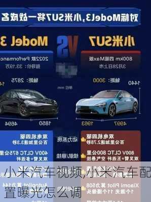 小米汽車視頻,小米汽車配置曝光怎么調