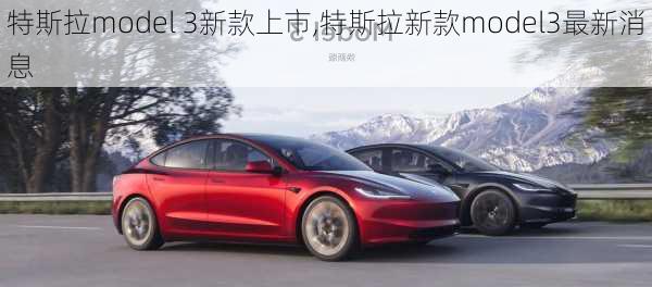 特斯拉model 3新款上市,特斯拉新款model3最新消息