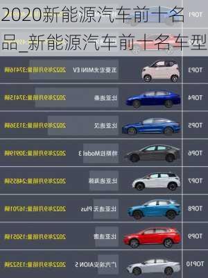 2020新能源汽車前十名品_新能源汽車前十名車型