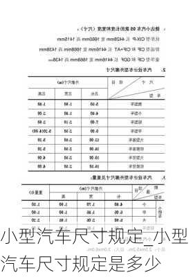 小型汽車尺寸規(guī)定_小型汽車尺寸規(guī)定是多少