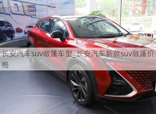 長安汽車suv敞篷車型_長安汽車新款suv敞篷價格