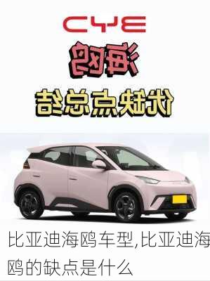 比亞迪海鷗車型,比亞迪海鷗的缺點是什么