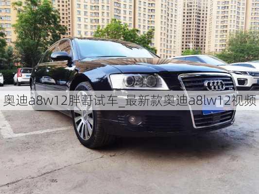 奧迪a8w12胖哥試車_最新款奧迪a8lw12視頻