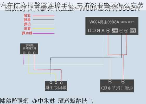 汽車防盜報警器連接手機,車防盜報警器怎么安裝