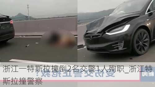 浙江一特斯拉撞倒2名交警1人殉職_浙江特斯拉撞警察