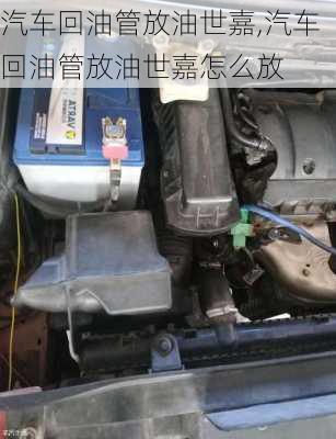 汽車回油管放油世嘉,汽車回油管放油世嘉怎么放