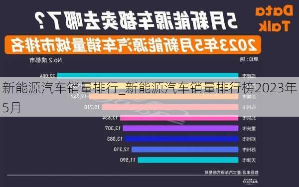 新能源汽車銷量排行_新能源汽車銷量排行榜2023年5月