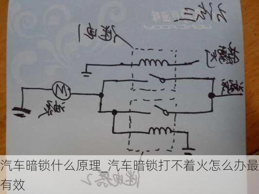 汽車暗鎖什么原理_汽車暗鎖打不著火怎么辦最有效