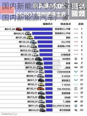 國內(nèi)新能源汽車廠家排名,國內(nèi)新能源汽車廠家