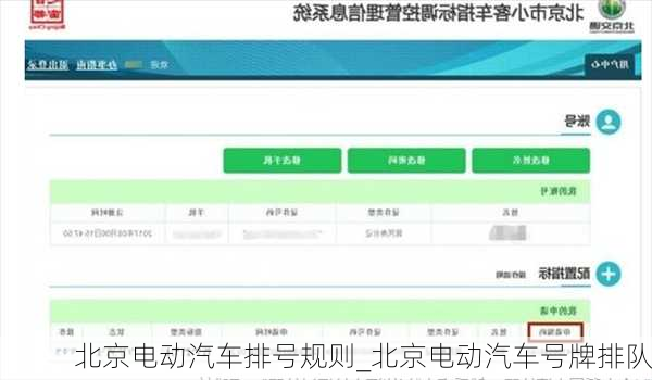 北京電動汽車排號規(guī)則_北京電動汽車號牌排隊