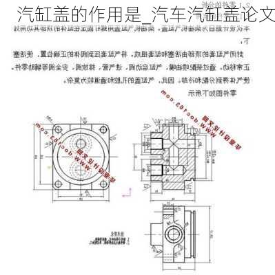 汽缸蓋的作用是_汽車汽缸蓋論文