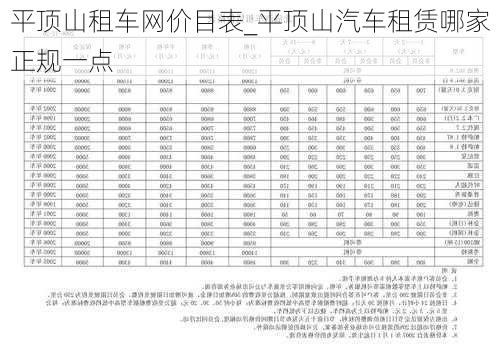 平頂山租車網(wǎng)價(jià)目表_平頂山汽車租賃哪家正規(guī)一點(diǎn)