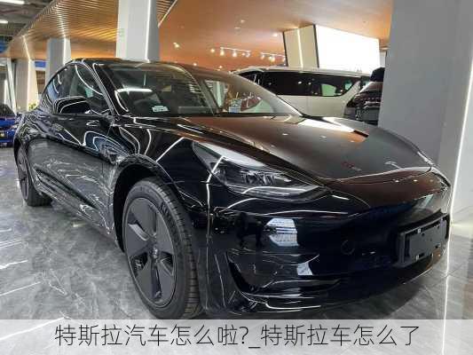 特斯拉汽車怎么啦?_特斯拉車怎么了