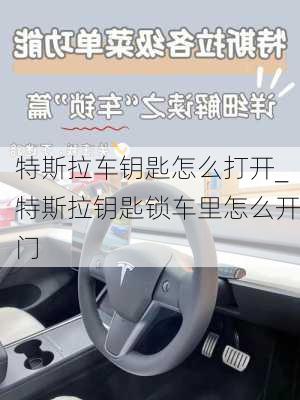 特斯拉車鑰匙怎么打開_特斯拉鑰匙鎖車里怎么開門