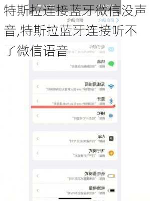 特斯拉連接藍(lán)牙微信沒聲音,特斯拉藍(lán)牙連接聽不了微信語音