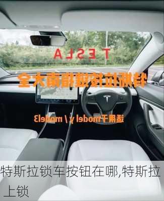 特斯拉鎖車按鈕在哪,特斯拉 上鎖