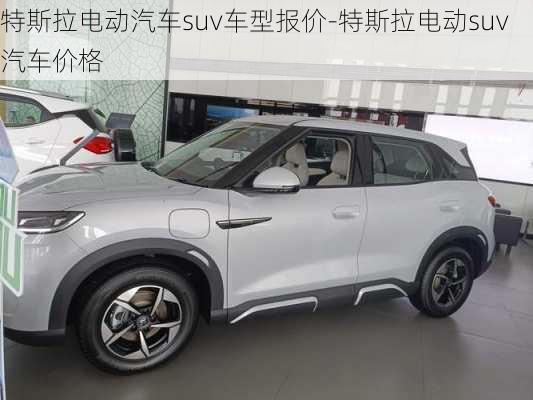 特斯拉電動汽車suv車型報價-特斯拉電動suv汽車價格