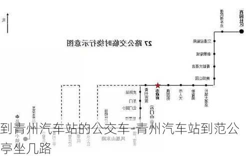 到青州汽車站的公交車-青州汽車站到范公亭坐幾路