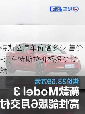 特斯拉汽車價格多少 售價-汽車特斯拉價格多少錢一輛